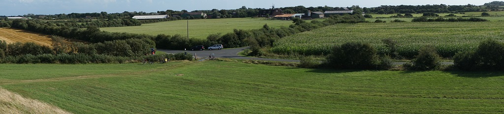 Rundblick von der Lembecksburg in Borgsum